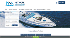 Desktop Screenshot of networkyachtbrokers.com